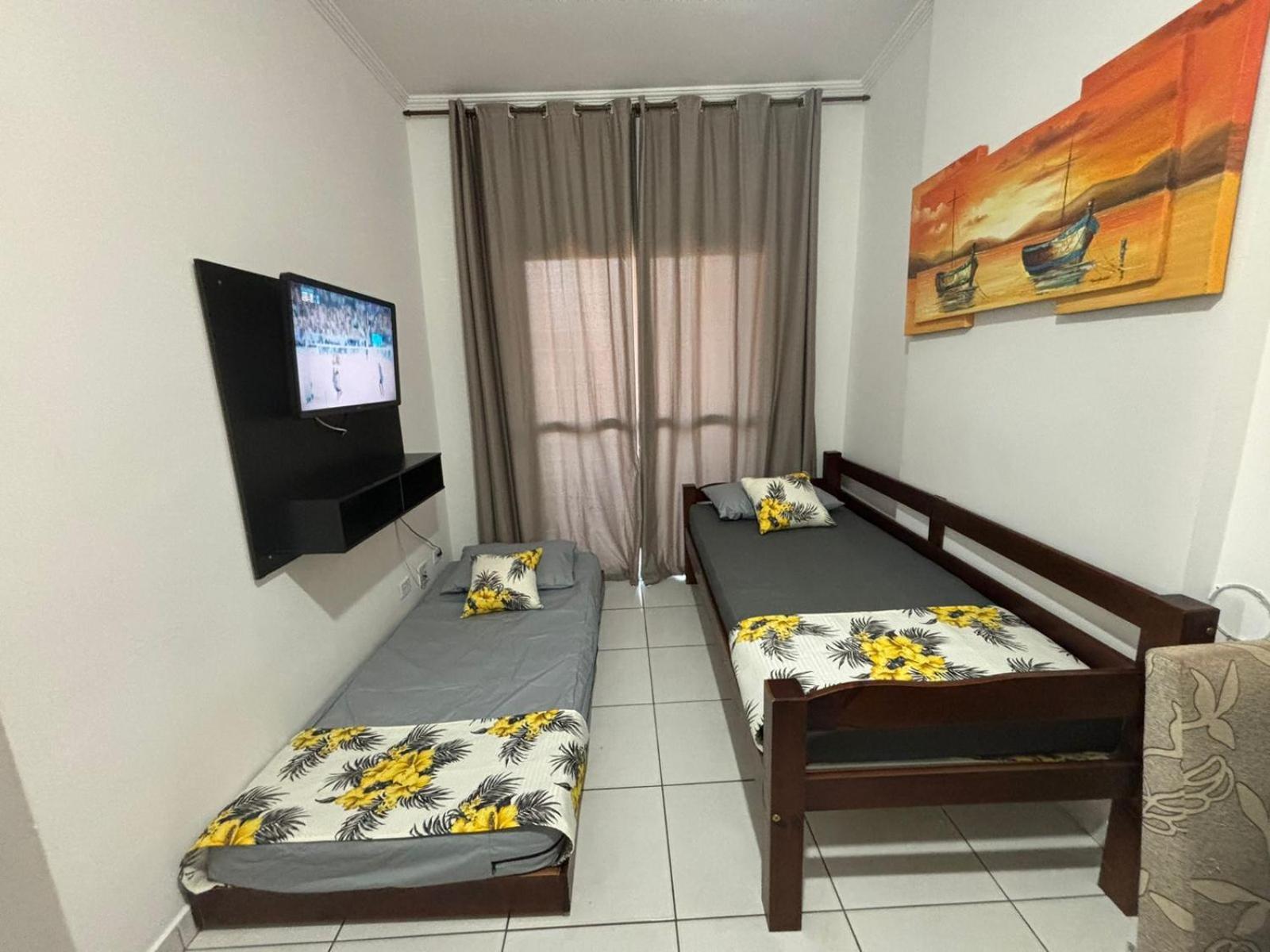 Апартаменты Lindo Apto 300M Praia Da Ocian E Centro - Vista Mar- Varanda Sacada - Wi-Fi 300 Mbps - Vaga De Garagem - Acomoda Ate 6 Pessoas Прая-Гранди Экстерьер фото
