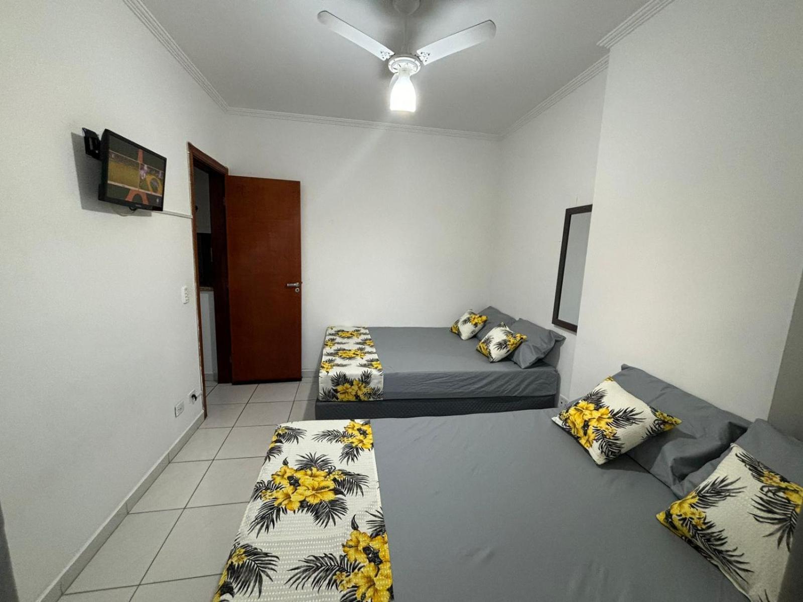 Апартаменты Lindo Apto 300M Praia Da Ocian E Centro - Vista Mar- Varanda Sacada - Wi-Fi 300 Mbps - Vaga De Garagem - Acomoda Ate 6 Pessoas Прая-Гранди Экстерьер фото